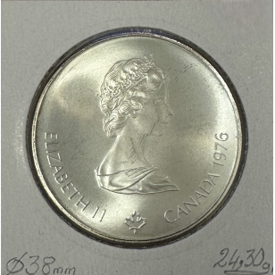 CANADA - 5 DOLLARS 1976 - Monnaie en argent - J.O de... 2