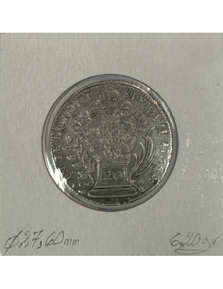 AUTRICHE - 20 KREUZER 1765 - Pièce de Monnaie en Argent // Qualité : TTB