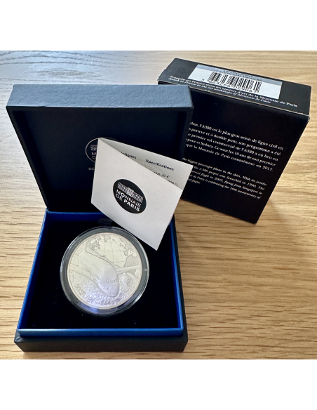 France - Coffret Belle Epreuve 2017 - 10 EURO - AVIATION A380