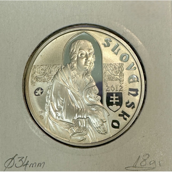 SLOVAQUIE - 10 EURO EN ARGENT - 2012...