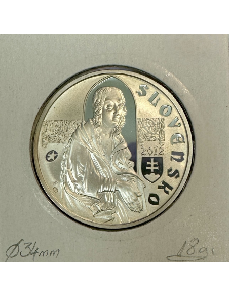 SLOVAQUIE - 10 EURO EN ARGENT - 2012 // Qualité : SUP