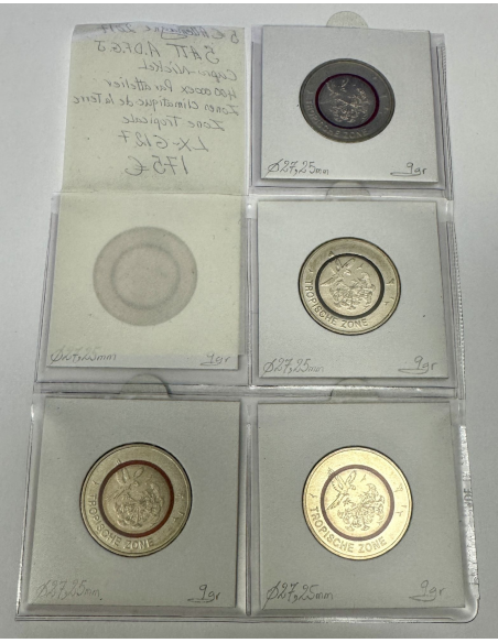 Allemagne 5 Euro 2017 (Les 5 ateliers) Zones Climatiques de la Terre, Tropicale