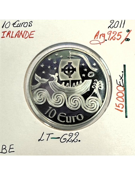 IRLANDE - 10 EURO 2011 // Pièce de Monnaie en Qualité : BE