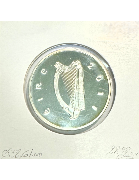IRLANDE - 10 EURO 2011 // Pièce de Monnaie en Qualité : BE