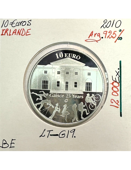 IRLANDE - 10 EURO 2010 // Pièce de Monnaie en Qualité : BE