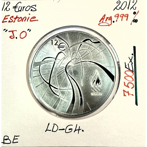 ESTONIE - 12 EURO 2012 // Pièce de...
