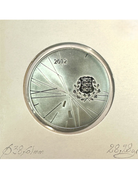 ESTONIE - 12 EURO 2012 // Pièce de Monnaie en Qualité : BE