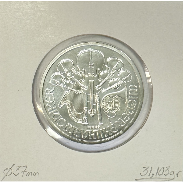 AUTRICHE - 1 EURO 1/2 EN ARGENT -...