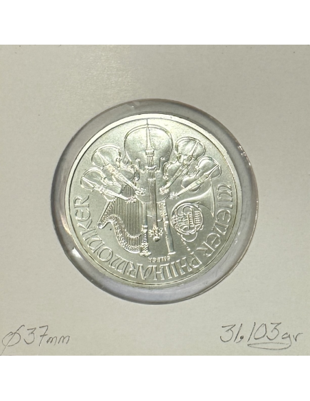 AUTRICHE - 1 EURO 1/2 EN ARGENT - Orchestre Philharmonique // 2013