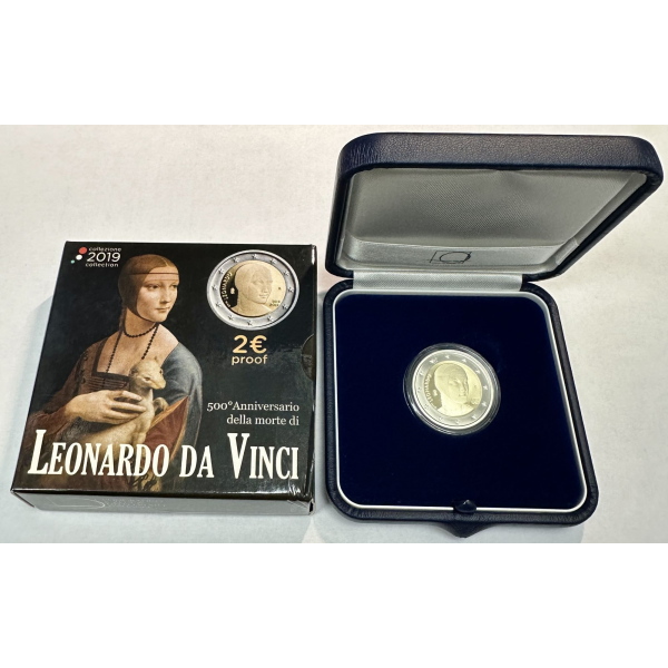 Italie - 2 EURO 2019 EN Coffret BELLE...