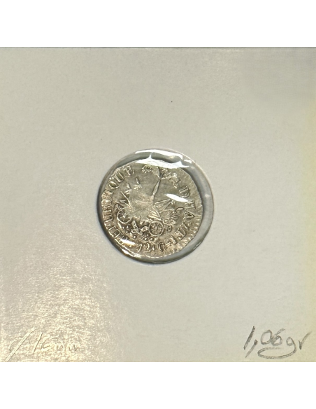HAITI - 12 CENTIMES L'AN 14A (1817) - Pièce de Monnaie en Argent // TB