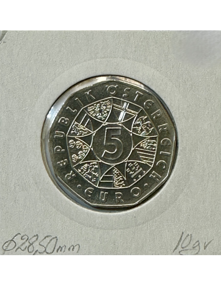 AUTRICHE - 5 EURO EN ARGENT (2004) // Qualité : SUP