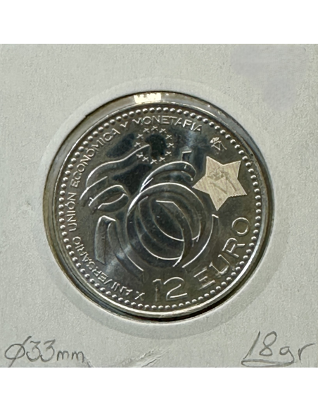 Espagne - 12 Euro 2009 en Argent // Qualité : SUP (REF 1)