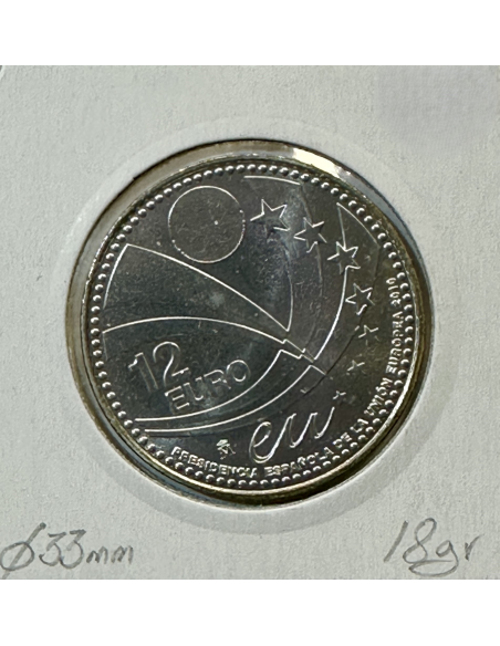 Espagne - 12 Euro 2010 en Argent - Qualité : SUP (REF 2)