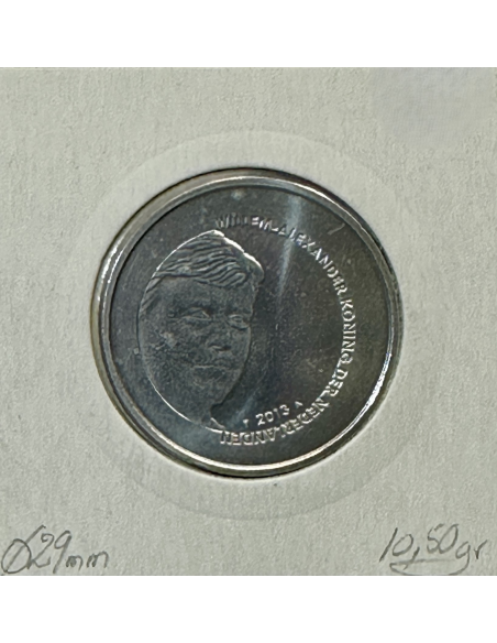 PAYS-BAS - 5 EURO 2013  en Cuivre Argenté // SUP (REF 1)