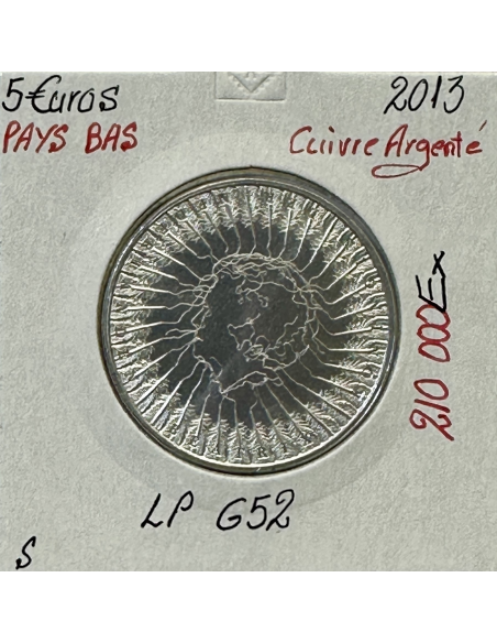 PAYS-BAS - 5 EURO 2013  en Cuivre Argenté // Qualité : SUP