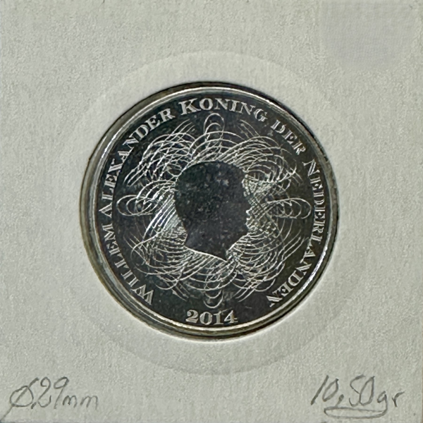 PAYS-BAS - 5 EURO 2014  en Cuivre...