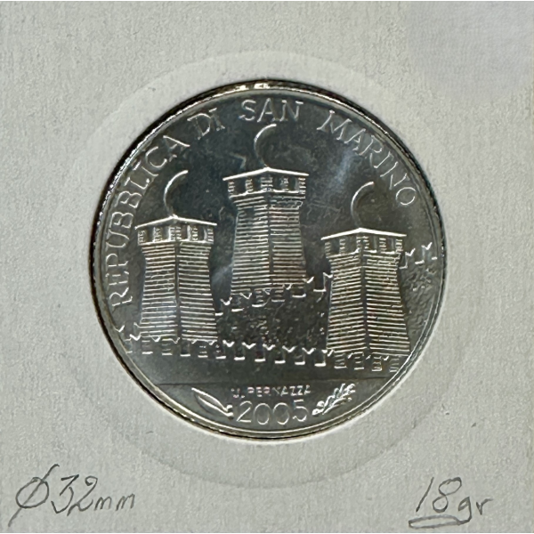 SAINT-MARIN - 5 Euro Commémorative...
