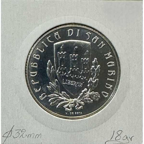 SAINT-MARIN - 5 Euro Commémorative...