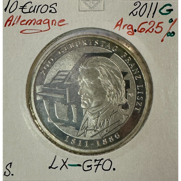 ALLEMAGNE - 10 EURO 2011G - Pièce de...