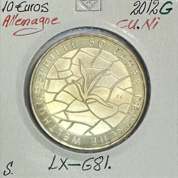 ALLEMAGNE - 10 EURO 2012G - Pièce de...