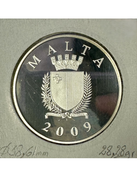 MALTE - 10 EURO 2009 - Pièce de monnaie en argent // Qualité : BE