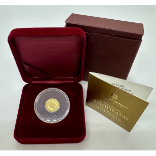 LITUANIE - PIECE DE 5 EURO EN OR BE (2018) - COFFRET...