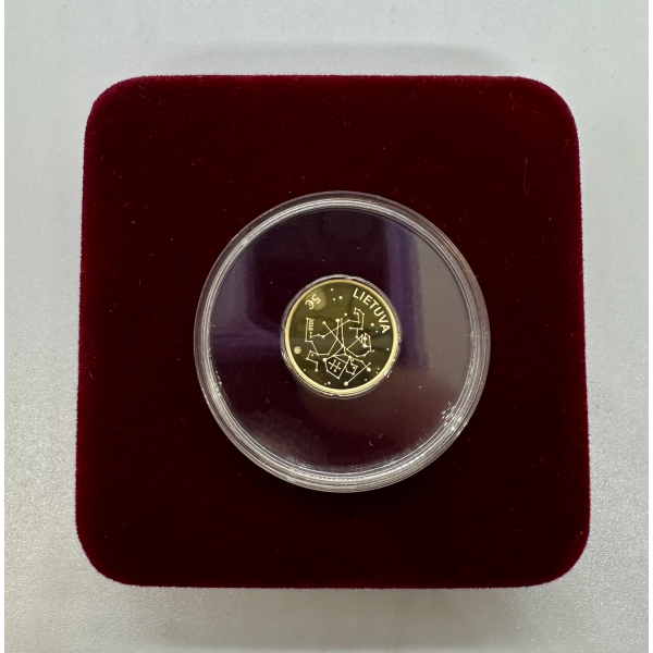 LITUANIE - PIECE DE 5 EURO EN OR BE...