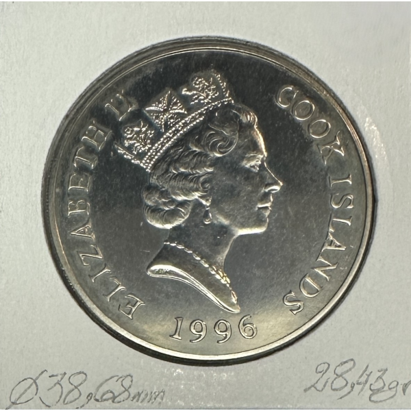 ILES COOK - 1 DOLLAR 1996 - Monnaie...