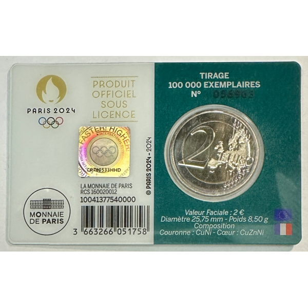 FRANCE - 2 EURO 2024 - JEUX...