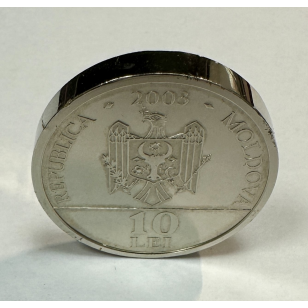 MOLDAVIE - 10 LEI 2003 - Pièce de Monnaie en Nickel...
