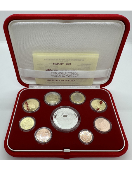 VATICAN - Coffret Belle Epreuve 2024 (AVEC LA PIECE DE 20 EURO EN ARGENT) BE