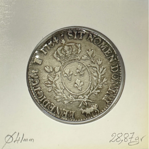 ECU DE BEARN (LOUIS XVI) 1784 Pau -...