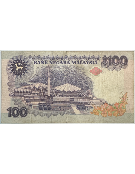 MALAISIE - 100 RINGGIT - Non Daté - TYPE 1989 - Billet de banque (TB)
