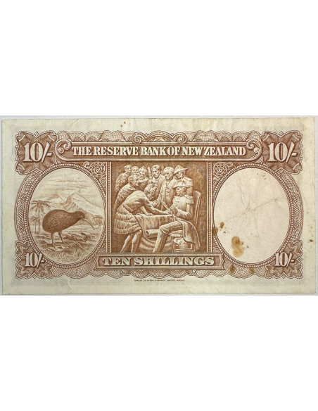NOUVELLE-ZELANDE - 10 SHILLINGS Non Daté Type 1967 - Billet de banque (TB)