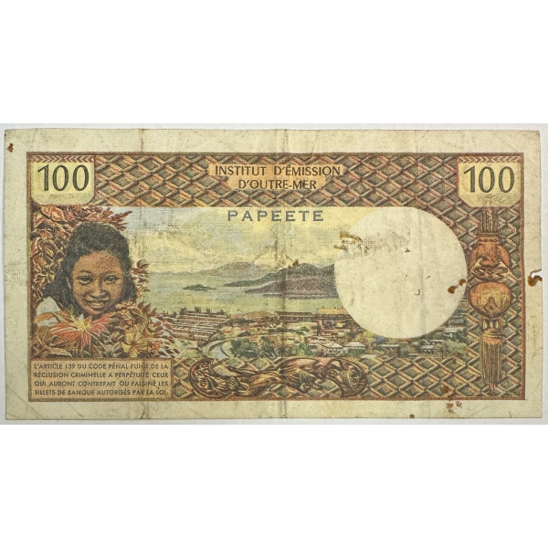 INSTITUT D'EMISSION D'OUTRE-MER - 100...