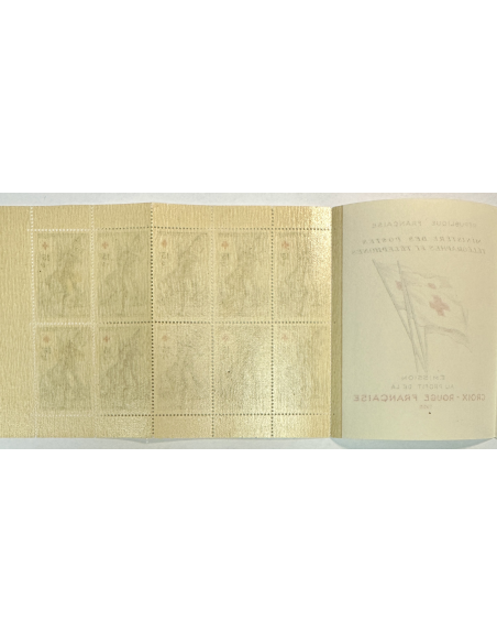 N°2004 - Carnet Croix-Rouge 1955 (L'enfant à l'oie)