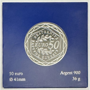 PIECE DE 50 EURO EN ARGENT (2010) LA SEMEUSE - la Monnaie...