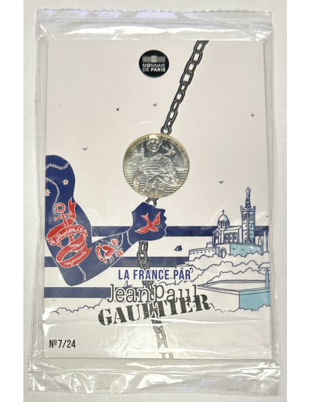 France - 10 Euro 2017 - Pièce de Monnaie en Argent // JEAN PAUL GAULTIER