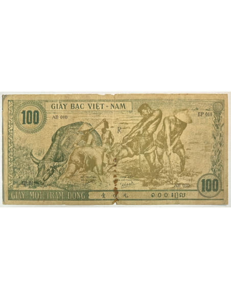 VIET NAM - 100 DONG (1947) - Billet de banque en qualité : B