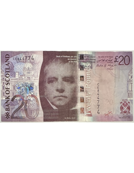 SCOTLAND - 20 POUND (2009) - Billet de banque en qualité : TTB