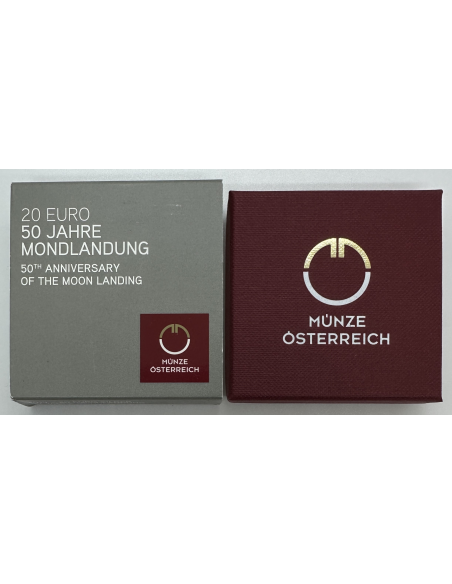 AUTRICHE - PIECE DE 20 EURO EN ARGENT BE (2019) - COFFRET BELLE EPREUVE