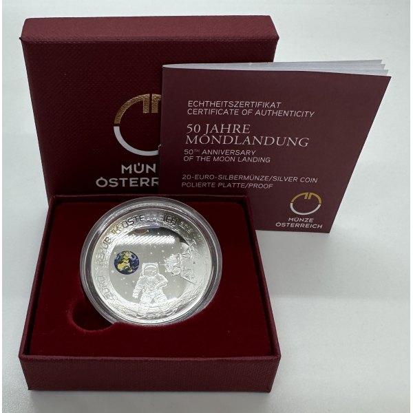 AUTRICHE - PIECE DE 20 EURO EN ARGENT...