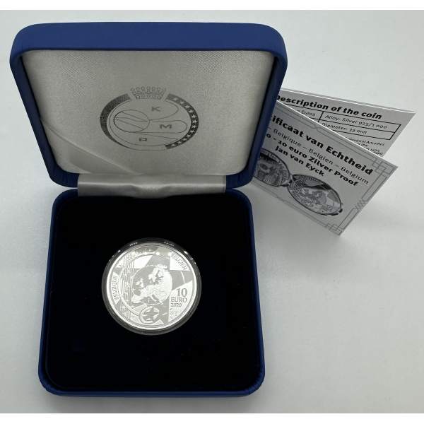 BELGIQUE - PIECE DE 10 EURO EN ARGENT...