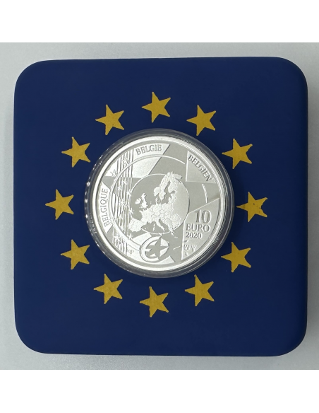 BELGIQUE - PIECE DE 10 EURO EN ARGENT BE (2020) - COFFRET BELLE EPREUVE