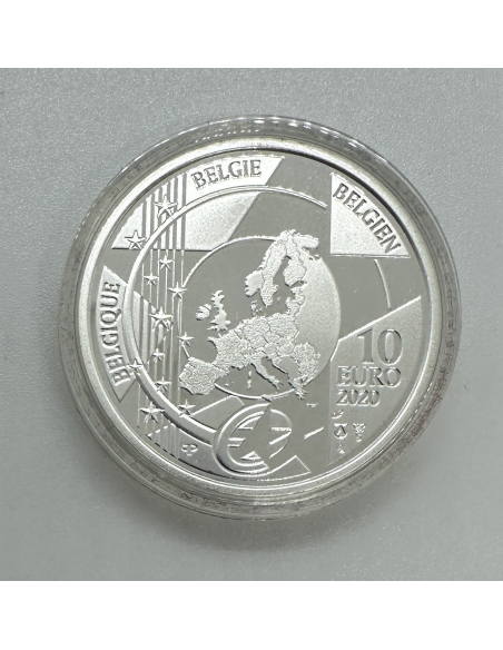 BELGIQUE - PIECE DE 10 EURO EN ARGENT BE (2020) - COFFRET BELLE EPREUVE