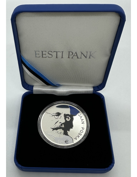 ESTONIE - PIECE DE 10 EURO EN ARGENT BE (2016) - COFFRET BELLE EPREUVE