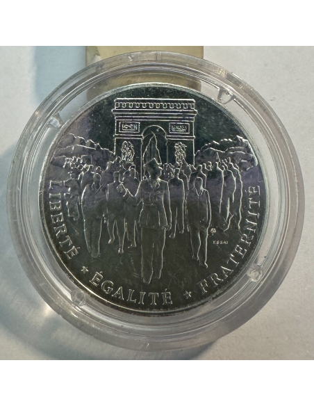 100 FRANCS (1994) ESSAI (Libération de Paris) Pièce de Monnaie en Argent