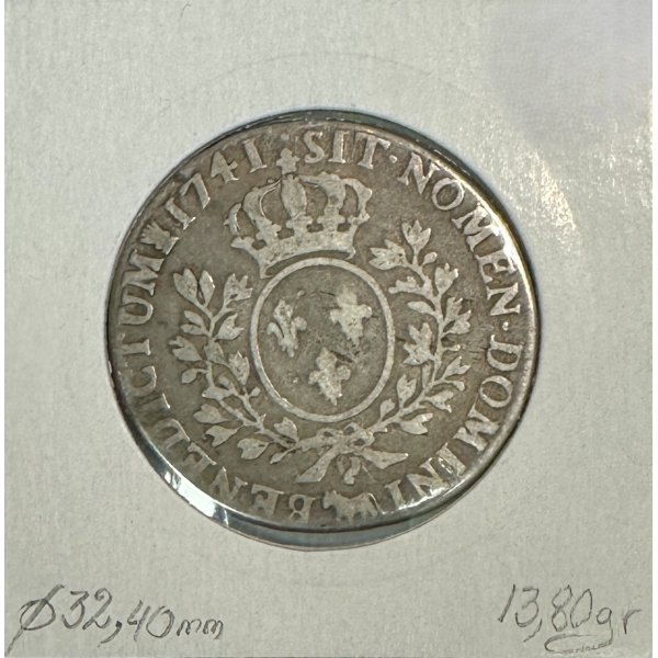 1/2 ECU Béarn au bandeau (LOUIS XV)...