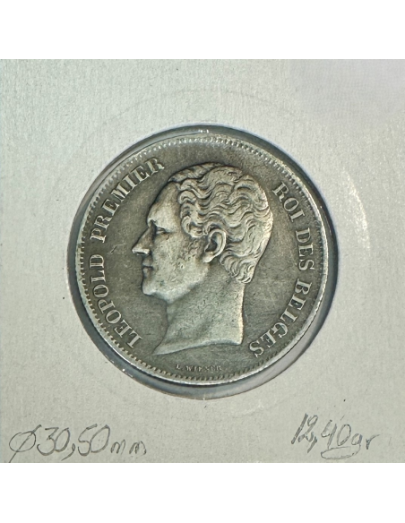 BELGIQUE - 2 FRANCS 1/2 (1849) - Pièce de Monnaie en Argent // TTB